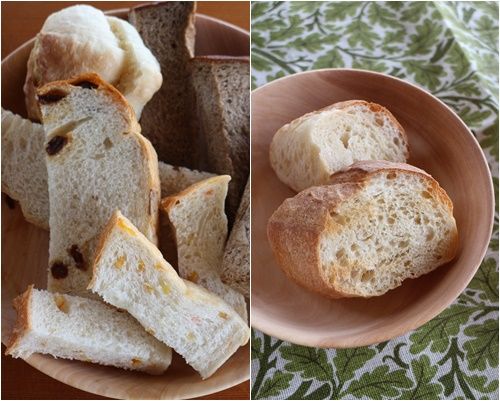木の器にパン